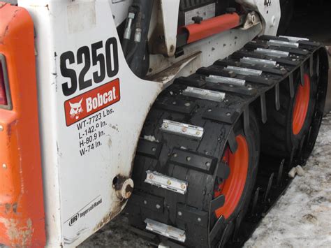 ice tracks for skid steer|track cleats for skid steer.